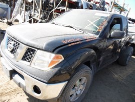2005 NISSAN FRONTIER BLACK CREW CAB 4.0L AT 4WD A17663